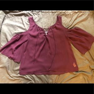 Maroon Blouse